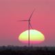 Windmills Farm Energy Production at Sunrise - VideoHive Item for Sale