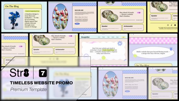 Timeless Website Promo