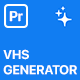 Generative VHS Transitions | Vertical | Premiere Pro - VideoHive Item for Sale