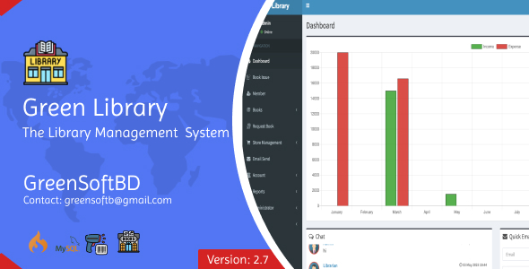 Green Library – The Library Management System