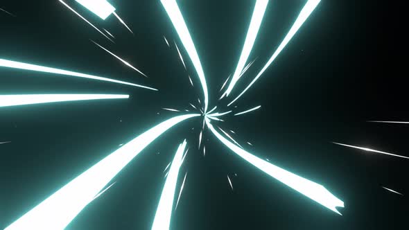 4K Glow Lines Animated Background