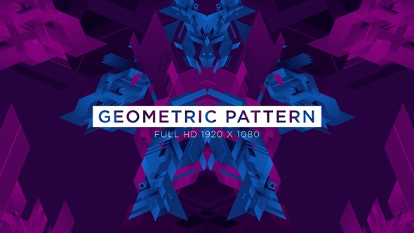 Geometric Pattern VJ Loops Background