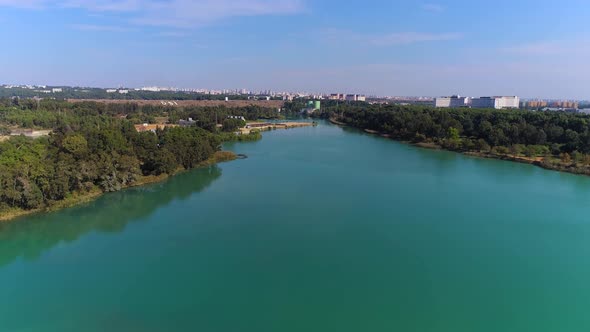 Adana City and Dam Water