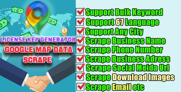 Google Maps Data Extractor & Lead Scraper–Multi-Language Business Tool with License Key Generator