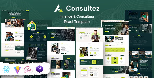 Consultez - Finance & Consulting React Template