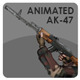 Animated LowPoly Hand and AK-47 - 3DOcean Item for Sale
