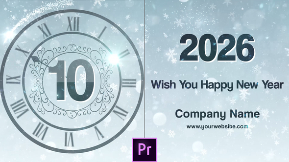 New Year Countdown 2026 - Premiere Pro