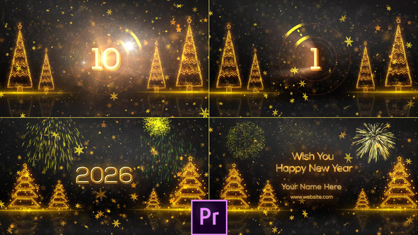 New Year Countdown 2026 - Premiere Pro