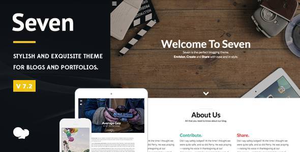 Seven - Stylish WordPress Theme