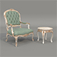 Classic European Style Coffee Table and Armchair 37 - 3DOcean Item for Sale