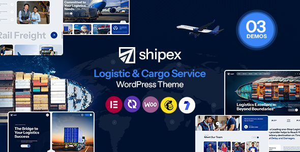 Shipex - Transport and Logistics WordPress Theme