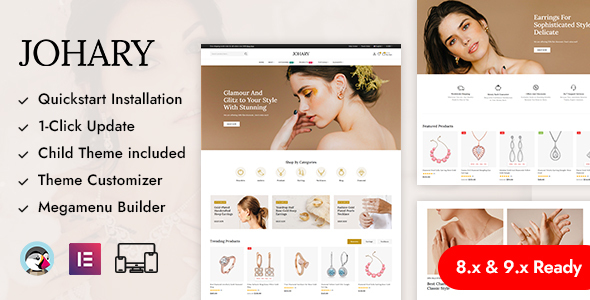 Johary - Jewelry Fashion Store Prestashop Responsive Theme