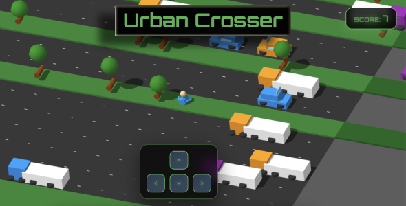 Urban Crosser – 3D Endless Crossing Game | HTML5