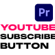 Clean Minimalistic YouTube Subscribe Buttons – Premiere Pro - VideoHive Item for Sale
