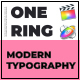 Modern Typography | Final Cut Pro - VideoHive Item for Sale