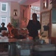 Waitress taking coffee from the counter and delivers - VideoHive Item for Sale