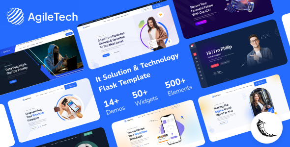 AgileTech - Flask  - IT Solutions & Technology Template Multipurpose