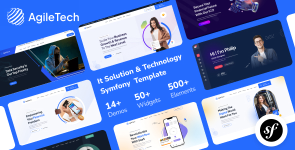 AgileTech - Symfony  - IT Solutions & Technology Template Multipurpose