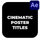 Cinematic Poster Titles - VideoHive Item for Sale