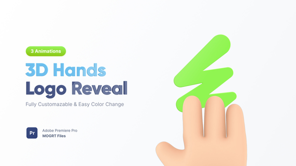 3D Hands Logo