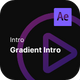 Intro - Gradient Intro After Effects Project Files - VideoHive Item for Sale