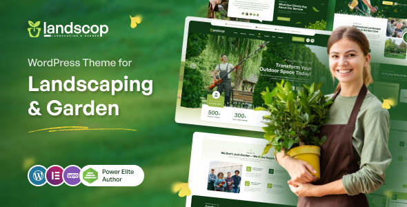 Landscop - Landscaping & Gardening WordPress Theme