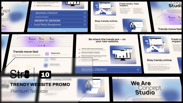 Trendy Website Promo