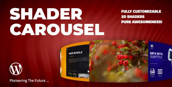Shader Carousel WordPress and WooCommerce Plugin