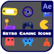 Retro Gaming Icons for After Effects - VideoHive Item for Sale
