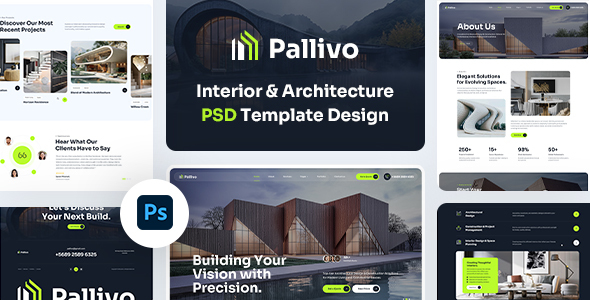 Pallivo - Interior & Architecture PSD Template