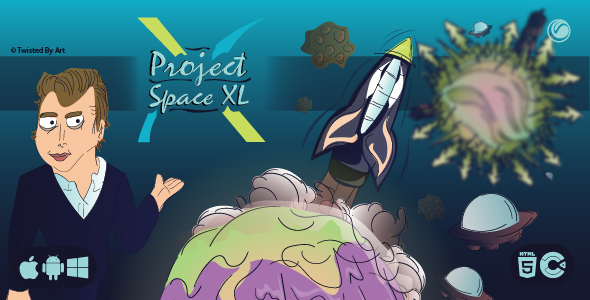 Project Space XL - HTML5 Game Template