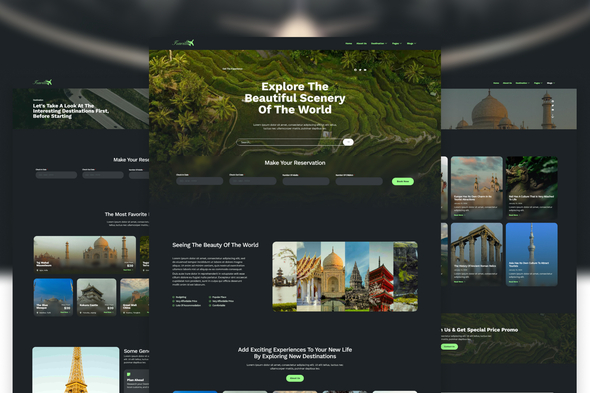 Travilla - Travel & Accommodation Elementor Template Kit