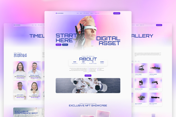 Conferism - Events & Entertainment Elementor Template Kit