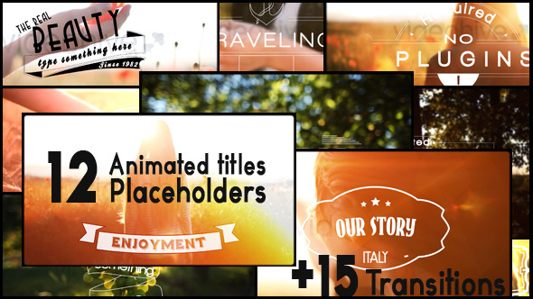 Animated Titles Slideshow