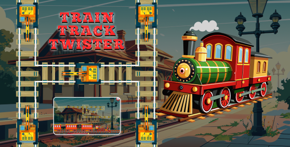 Train Track Twister - HTML5 Game with AdMob