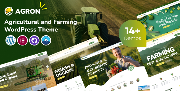 Agron - Agriculture & Organic Farm WordPress Theme