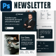 Financial Services Email Newsletter PSD Template - GraphicRiver Item for Sale