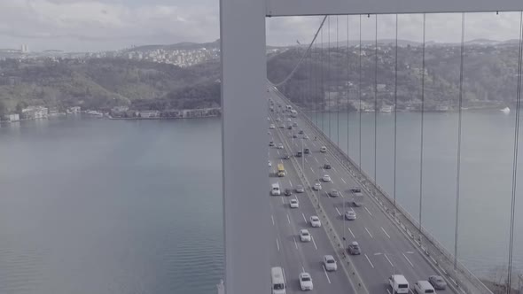 Bosphorus Bridge and traffic