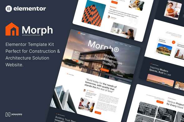 Morph - Construction & Architecture Elementor Template Kit