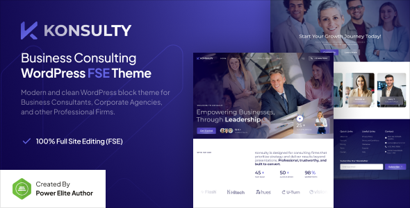 Konsulty – Business Consulting Gutenverse FSE WordPress Theme