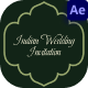 Indian Flower Wedding Invitation - VideoHive Item for Sale