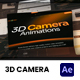 3D Camera Animation - VideoHive Item for Sale