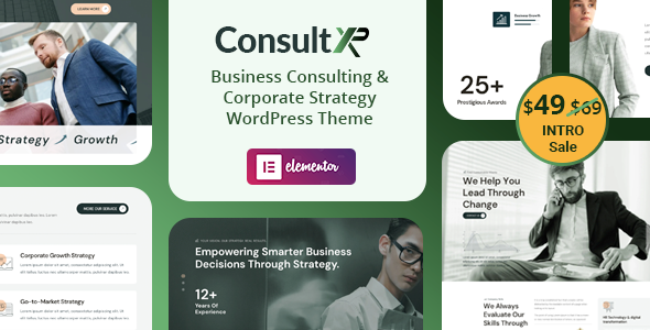 Consultxp – Business Consulting & Strategy WordPress Theme