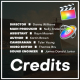 Film End Credits | FCPX - VideoHive Item for Sale