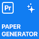 Generative Paper Transitions | Vertical | Premiere Pro - VideoHive Item for Sale