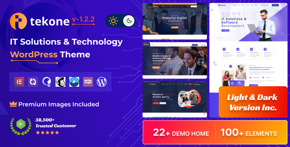Tekone - IT Solutions & Technology WordPress Theme