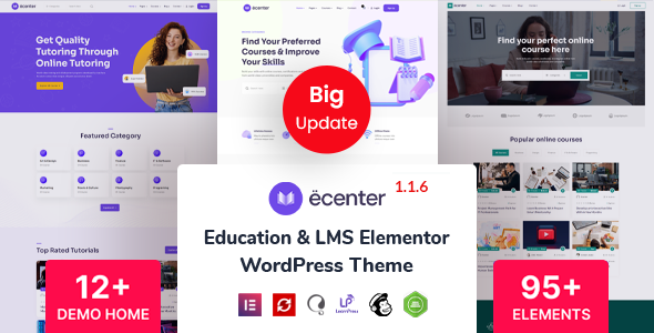 Ecenter - Education WordPress Theme
