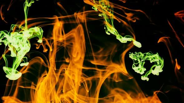 Abstract Ink Drops In Aquarium Water 46 alt