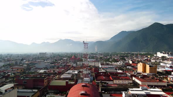 View of Take off at sunrise in Orizaba Veracruz Mexico