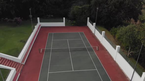 Video of top view of tennis court